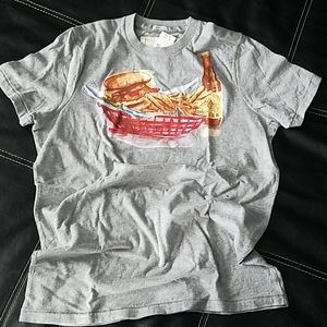 Abercrombie & Fitch New Hamburger Fries Shirt Sz L